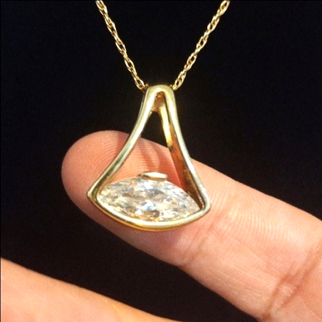 925 Vermeil Vtg Pendant